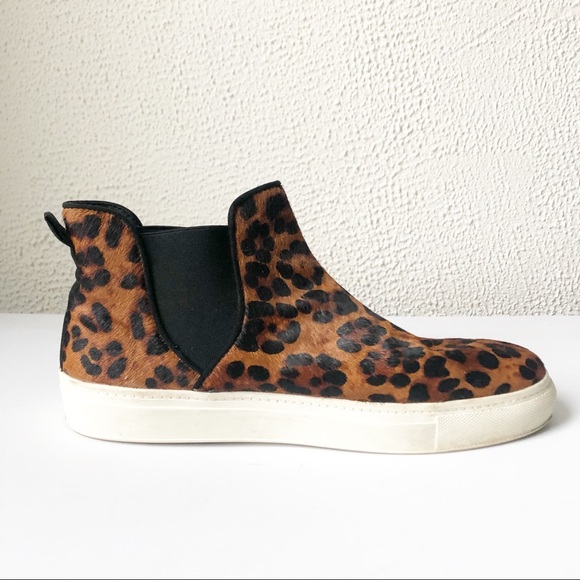 Zara Shoes - Zara | Cheetah Print High Top Slip On Sneakers